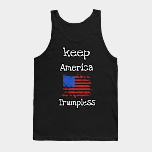 Keep America Trumpless Usa Flag Tank Top